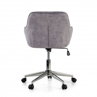 silla giratoria gris ministry tela sin brazos 10