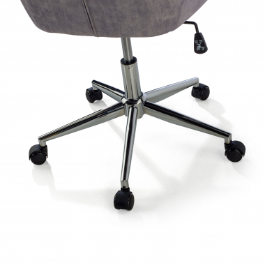 silla giratoria gris ministry tela sin brazos 11
