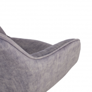 silla giratoria gris ministry tela sin brazos 5