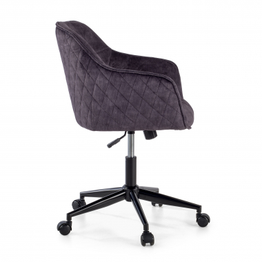 silla giratoria negro watson tela sin brazos 4
