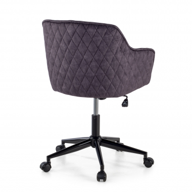 silla giratoria negro watson tela sin brazos 5