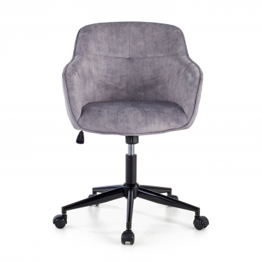 silla giratoria gris watson tela sin brazos 3