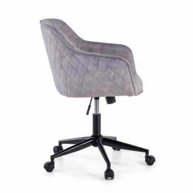 silla giratoria gris watson tela sin brazos 4