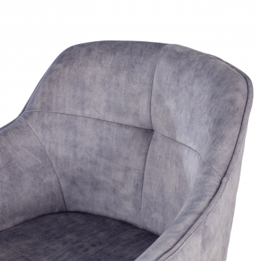 silla giratoria gris watson tela sin brazos 8