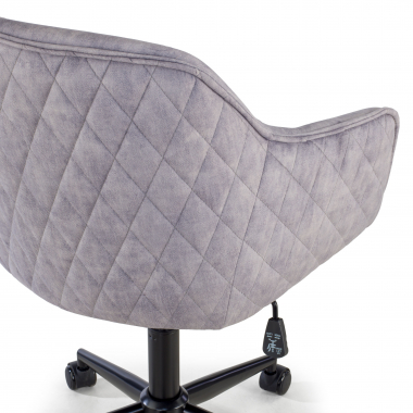silla giratoria gris watson tela sin brazos 10