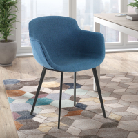 Silla Visitante Laure, Patas, Estructura metálica, Tapizada