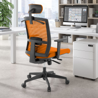 Silla de oficina ergonómica Akira con reposacabezas