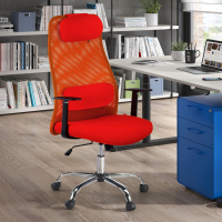 Silla de Escritorio Sigma, reposacabezas, cojin lumbar