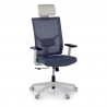 Silla de Escritorio Ergonómica Verdi white con reposacabezas, brazos ajustables