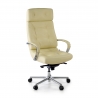 Sillón de oficina Windsor, alta gama, piel natural, tapizado capitoné