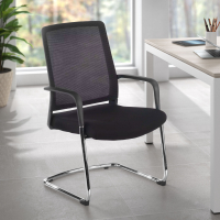 Silla Patin confidente Bali, respaldo ergonómico red