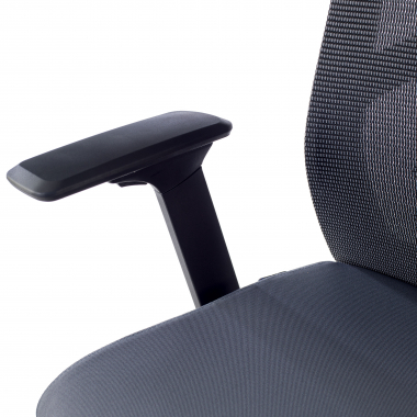 silla ergonomica gris quick malla brazos regulables 3d soporte lumbar reposacabezas 9