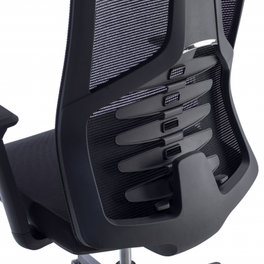 silla ergonomica negro quick malla brazos regulables 3d soporte lumbar reposacabezas 7