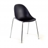 Silla de Confidente Croft, apilable, estructura metálica