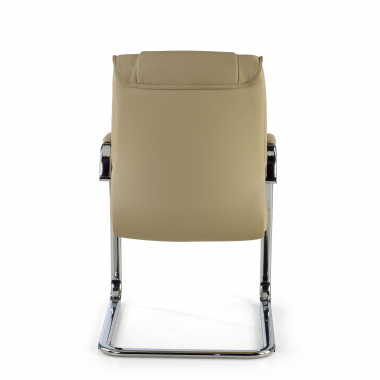 silla confidente beige patin piel natural piel natural brazos tapizados 6