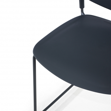 silla confidente gris sin brazos plastico sin brazos 5