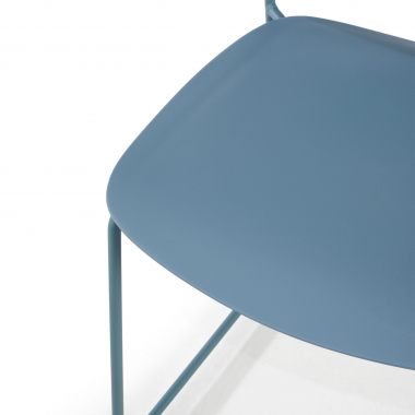 silla confidente azul sin brazos plastico sin brazos 5