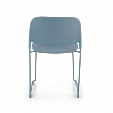 silla confidente azul sin brazos plastico sin brazos 8