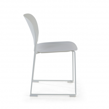 silla confidente blanco sin brazos plastico sin brazos 4
