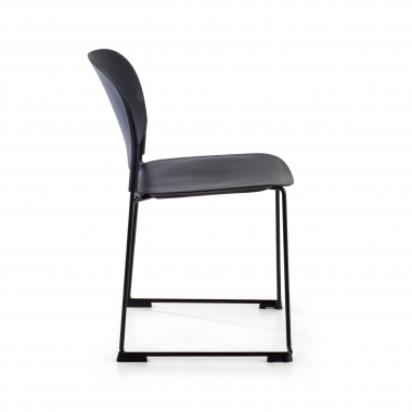 silla confidente negro sin brazos plastico sin brazos 4