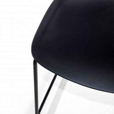 silla confidente negro sin brazos plastico sin brazos 5