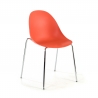 Silla de Confidente Croft, apilable, estructura metálica