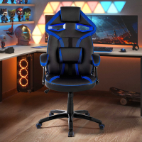 Silla Gaming Warrior, soporte lumbar, acolchada