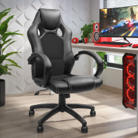 Silla Gaming Racer, diseño deportivo, acolchado