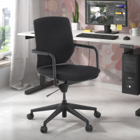 Silla Giratoria Detroit, mecanismo deslizante, Tapizada