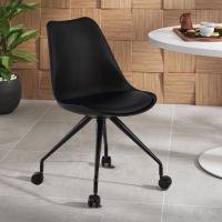 Silla Infantil de escritorio Norway, giratoria, con ruedas