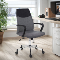 Silla de escritorio Aspen, respaldo bajo