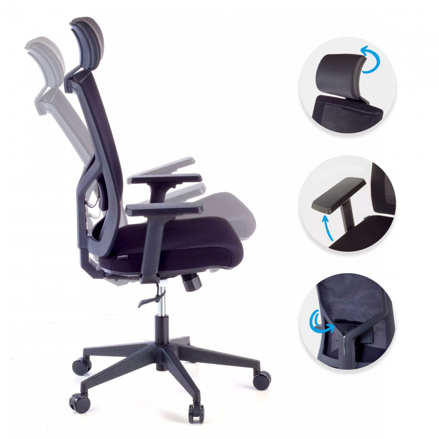 silla de oficina ergonomica verdi