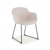 Silla Visitante Laure, Patas, Estructura metálica, Tapizada