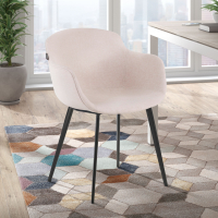Silla Visitante Laure, Patas, Estructura metálica, Tapizada