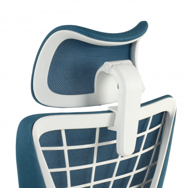 silla ergonomica azul miller malla brazos regulables 3d 8