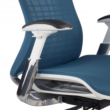 silla ergonomica azul miller malla brazos regulables 3d 9