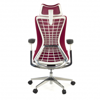 silla ergonomica rojo miller malla brazos regulables 3d 6