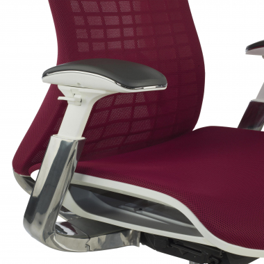silla ergonomica rojo miller malla brazos regulables 3d 8