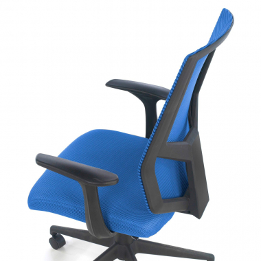 silla giratoria azul archer malla brazos fijos soporte lumbar 7