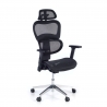 Silla Ergonómica Ergocity white, cojin lumbar, brazos 3D