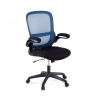 Silla de Escritorio con reposabrazos abatibles River, cojín lumbar