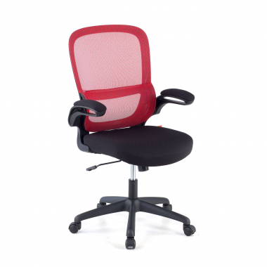 silla de oficina rojo river malla brazos abatibles soporte lumbar 1