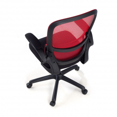 silla de oficina rojo river malla brazos abatibles soporte lumbar 7
