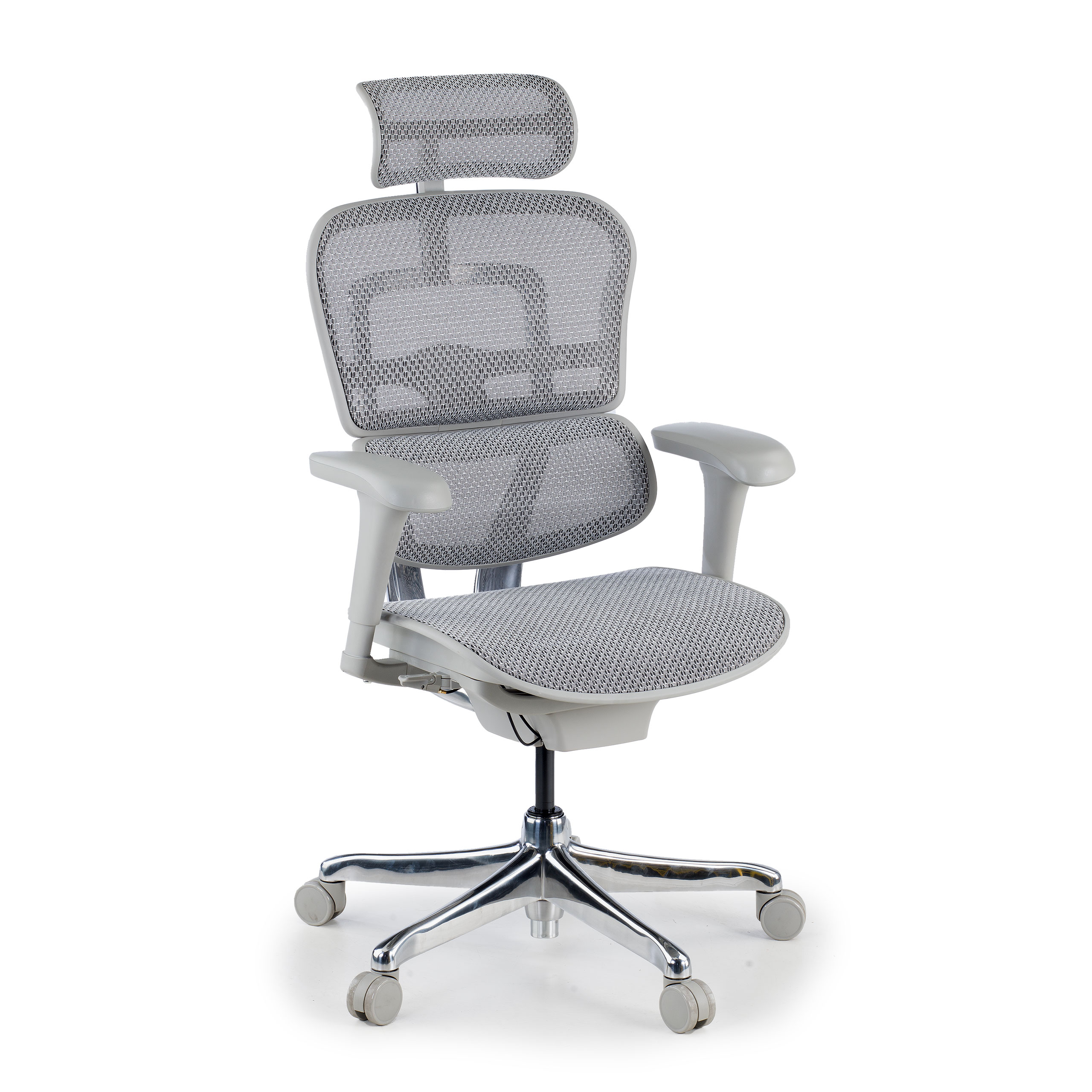 Silla ergonómica ejecutiva Ergohuman Edition I, estructura blanca