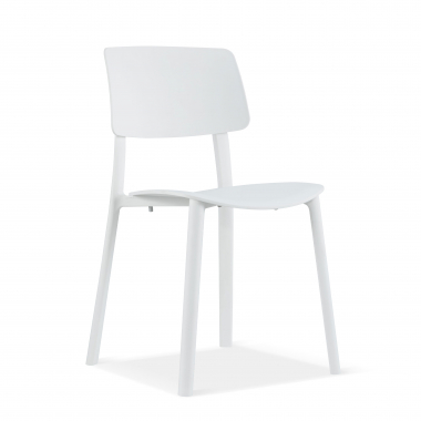 silla confidente blanco etna plastico sin brazos 1