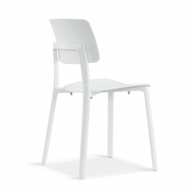 silla confidente blanco etna plastico sin brazos 5