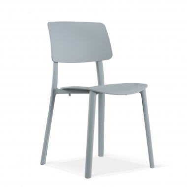 silla confidente gris etna plastico sin brazos 1