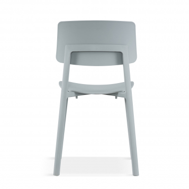 silla confidente gris etna plastico sin brazos 6