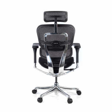silla ergonomica negro estructura negra red malla brazos regulables 5d reposacabezas 8