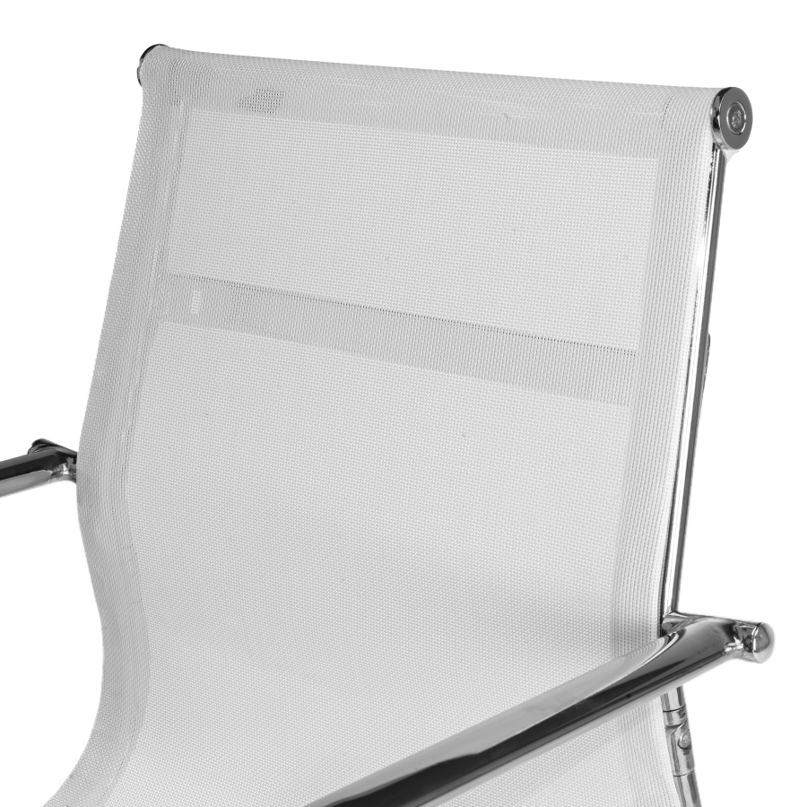 Silla escritorio diseño Spirit, marco de acero, respaldo bajo red